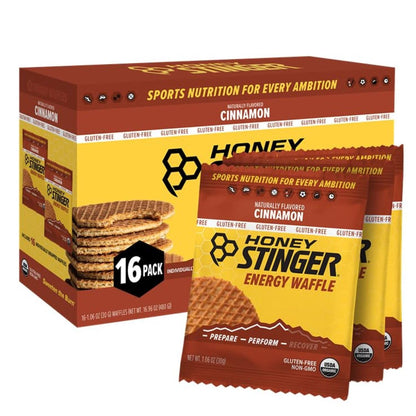 Honey Stinger Organic Gluten Free Cinnamon Waffle | Energy Stroopwafel for Exercise, Endurance and Performance | Sports Nutritio