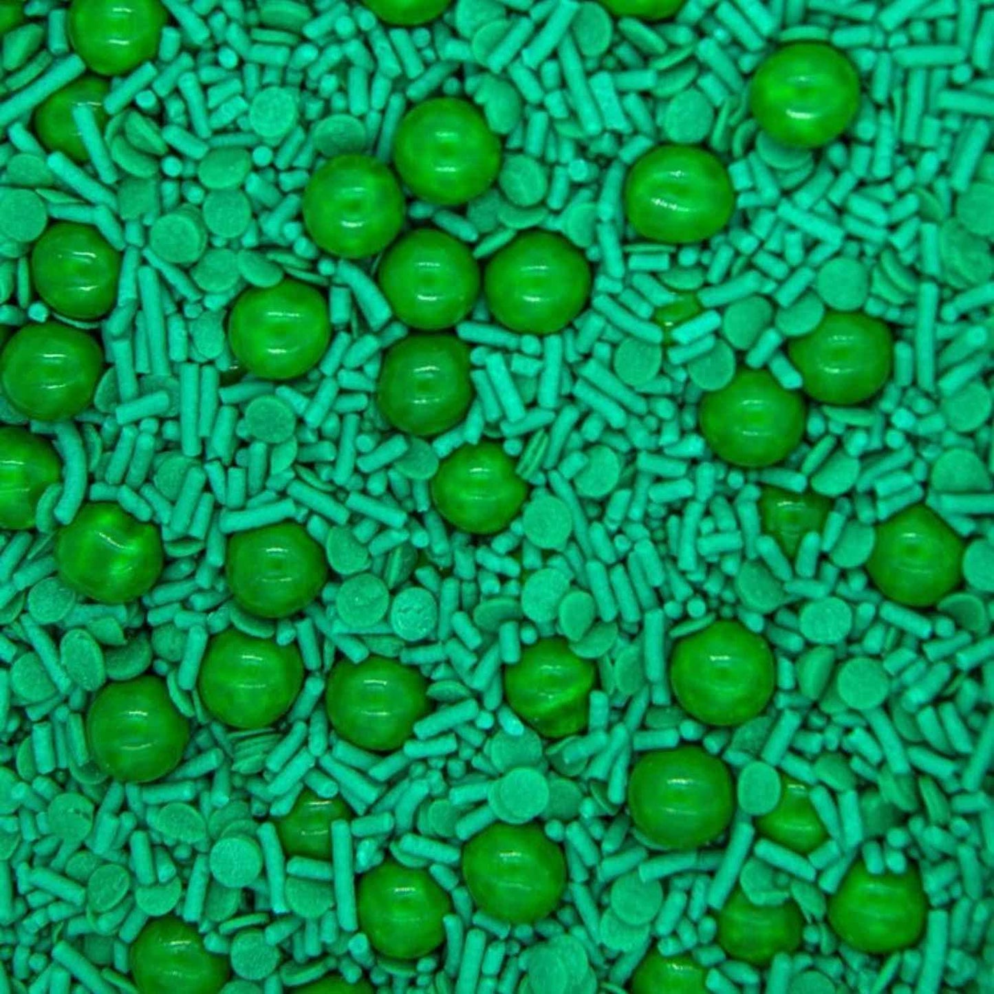 Green Sprinkles For Cake Decorating And Baking - Fancy Edible Green Cake Sprinkles And Toppings In Green Sprinkles For Cookie Decorating With Green Pearls And Chocolate Balls
