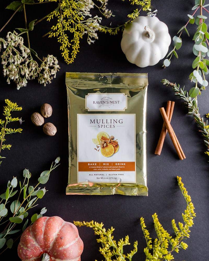 Ravens Original Mulling Apple Cider Spices - 6 Ounce Package (Pack of 6)