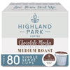 Highland Park Coffee Single Serve Coffee Pods, Chocolate Mocha, Chocolate Mocha, 80.0 Count