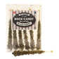 Espeez Extra Large Black Cherry Rock Candy Sticks - 6 Count, Individually Wrapped, Perfect for Candy Buffets and Celebrations