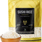 Soeos Sushi Rice, Medium Grain, White Sticky Rice For Sushi Rolls And Japanese Food, Calrose Rice, 2 Pound (32 Ounce)