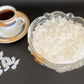Sweetglob Old Fashioned White Rock Candy Crystals (Gems Rock Sugar Candy (Medium Crystal), 2 Pound)