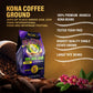 Imagine Kona Organic Coffee Beans | Arabica Kona Beans | Top Grade Air Roasted | Medium Dark Roast | Organic Whole Bean (Ground,