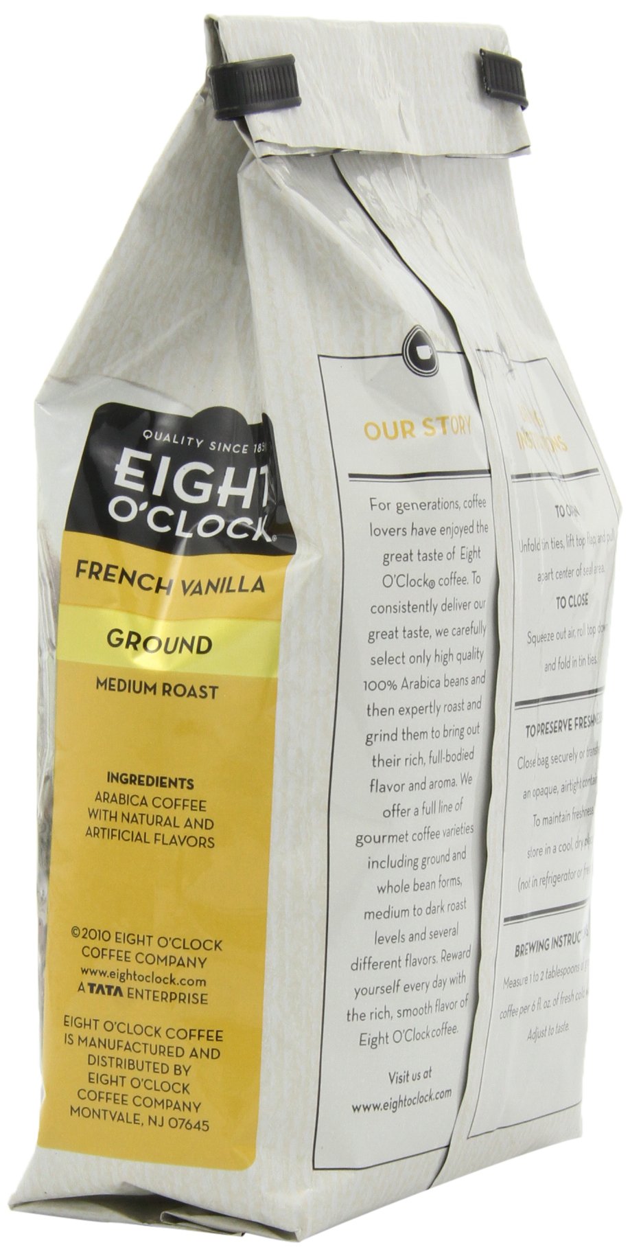 Eight OClock Coffee Ground French Vanilla 11 oz - Pack of 1