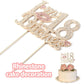 Laskyer I'M 18Th Funny Birthday Pink Rhinestone Cake Topper - Happy 18Th Birthday Cheers To 18 Years Old Eighteen Bday Party Met