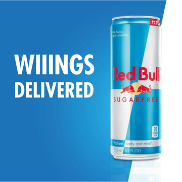 Red Bull Energy Drink, Sugar Free, 12 Fl Oz