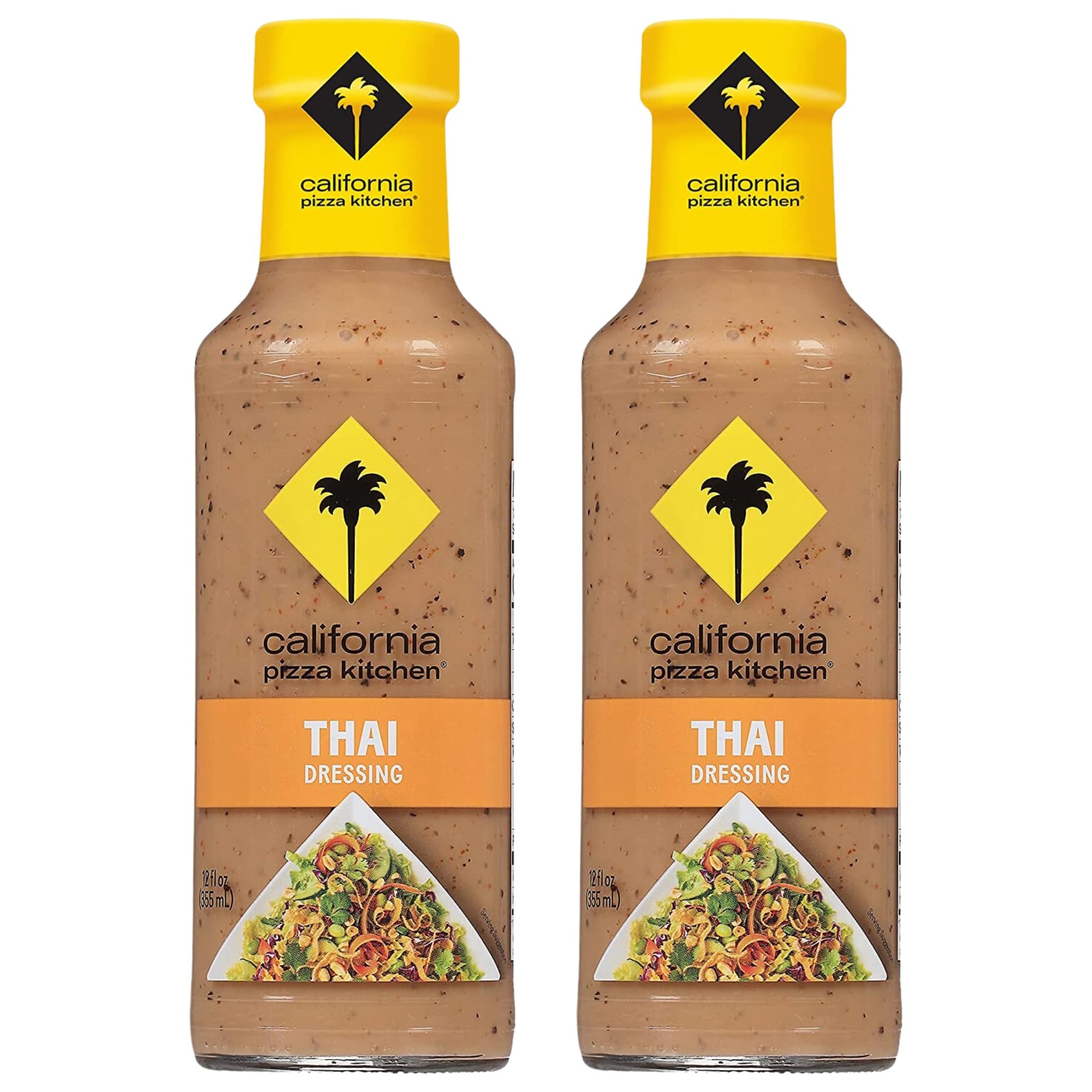 California Pizza Kitchen Thai Dressing, Creamy Peanut Sauce, 12 Fl Oz, Pack of 2