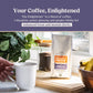 Bulletproof The Enlightener Ground Coffee, 10 Ounces, Medium-Dark Roast Enhanced Coffee With L-Theanine, Panax Ginseng And Gingk