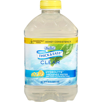 Water, Lemon Thickened Honey Consistency Plastic Jug Hydrolyte Shelf Stable (Pack Of 6)