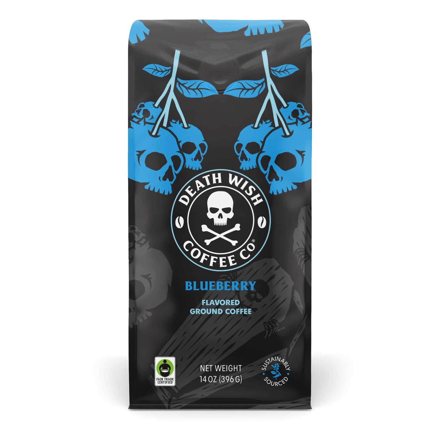 Death Wish Coffee -Ground Blue and Buried (14 ounce)