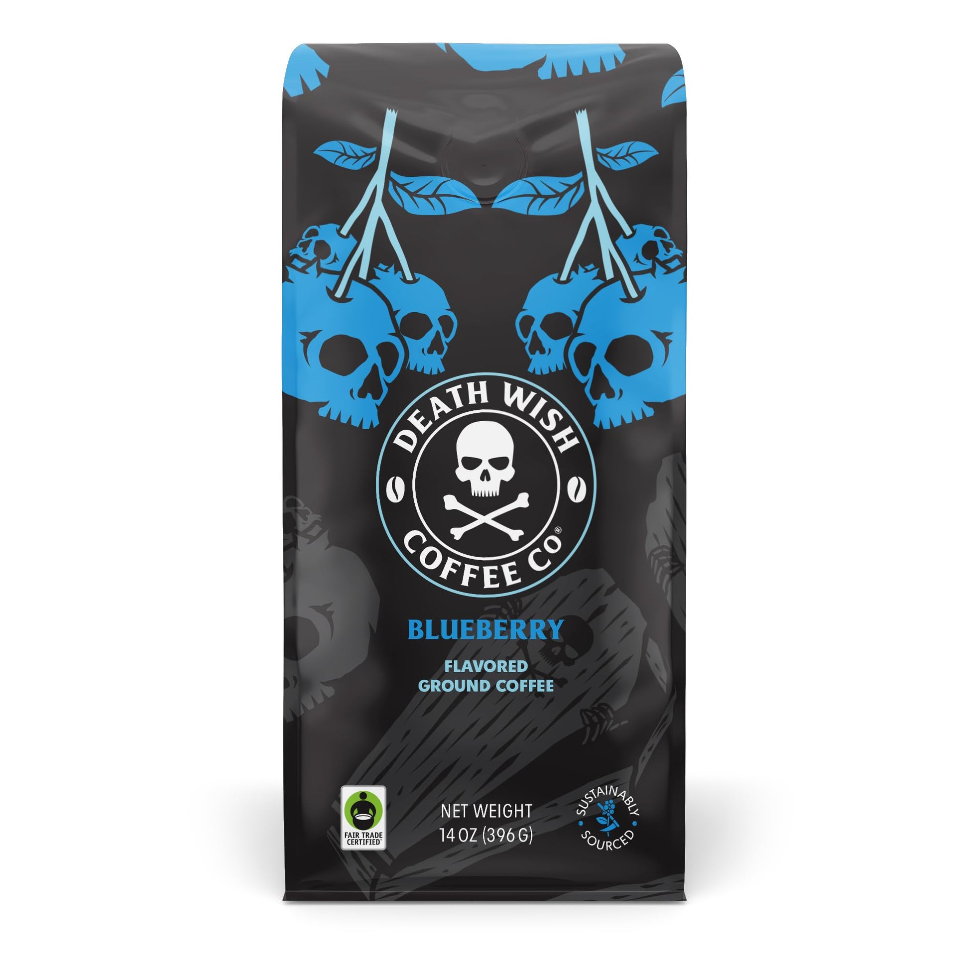 Death Wish Coffee -Ground Blue and Buried (14 ounce)