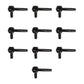 SAP HAPPY Maple Sap Spiles - 5/16 Ecolo Taps for Maple Trees, 10 Count, Tree Saver Spouts, 10 Ounce (Pack of 1)