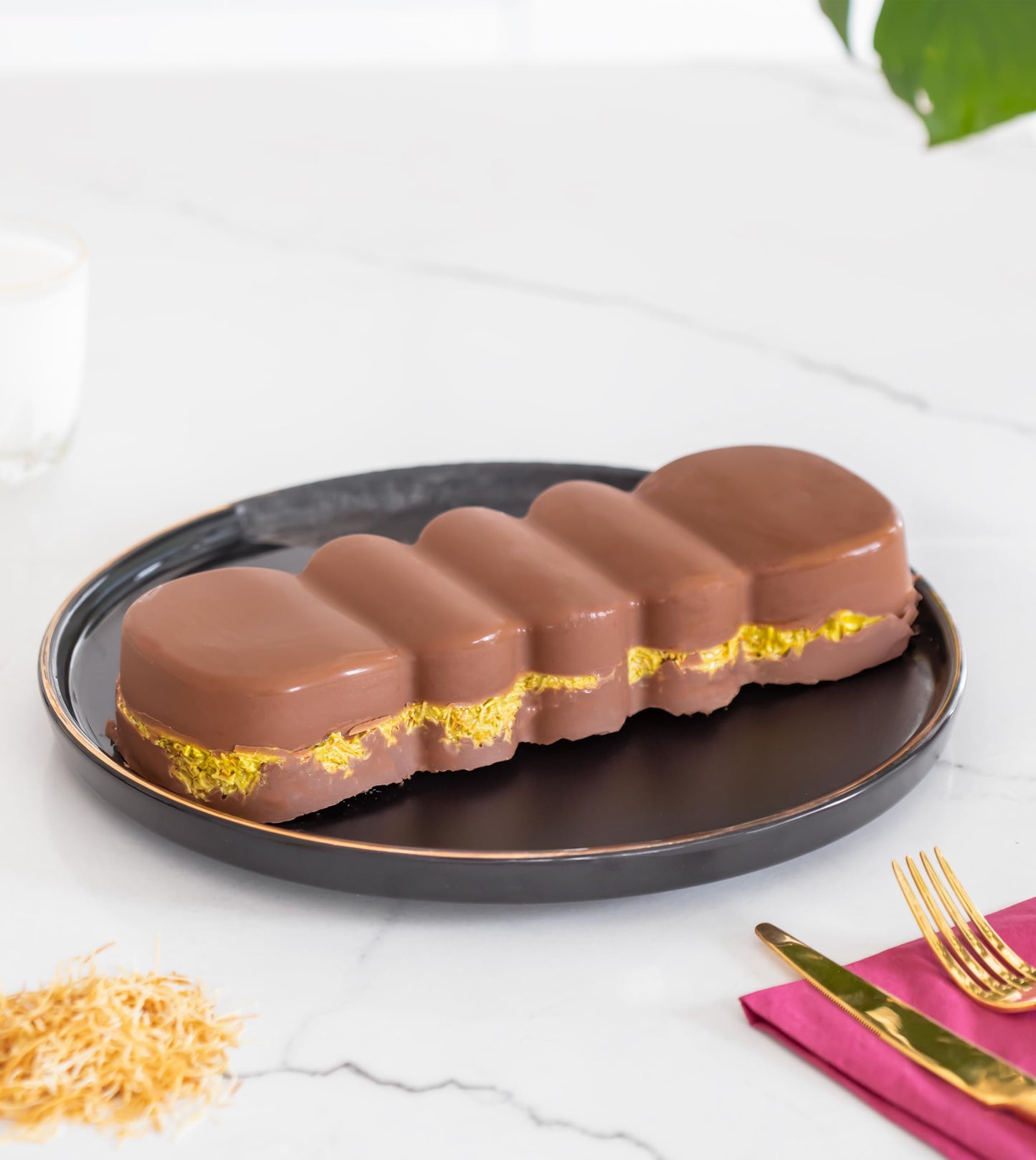 Alkis Premium Roasted Kataifi 5.3 oz - Shredded Fillo Dough for Knafeh, Pistachio Chocolate Bar Ingredient