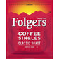 Folgers Coffee Singles Classic Roast Medium Roast Coffee, 19 Count (Pack of 12)