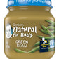Gerber Natural for Baby 1st Foods Baby Food Jar (Green Bean)