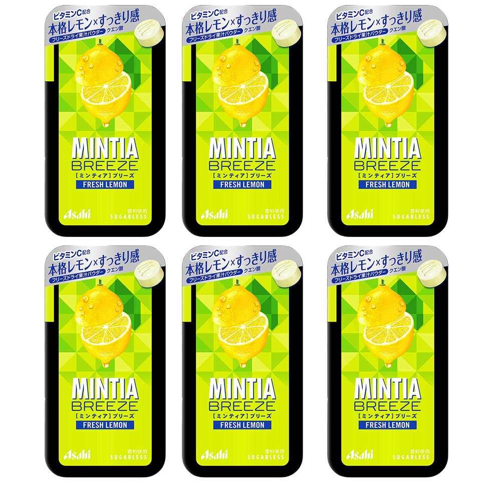 Mitia Breeze Fresh Lemon 0.8oz 6pcs Japanese Tablet Candy Ninjapo