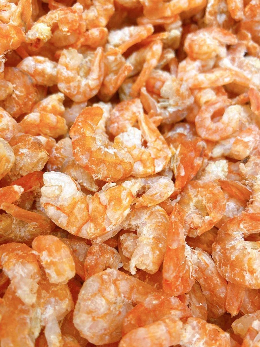 Premium Grade Thailand Dried Shrimp, No Shell, Head & Tail (1Lb)