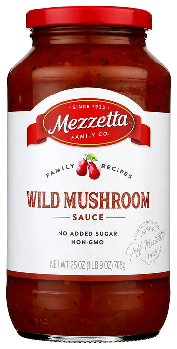 Mezzetta Sauce Psta Wld Mushrm Nv, 25 Oz (Pack Of 6)