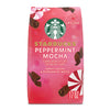 Starbucks Ground Coffee Peppermint Mocha 100% Arabica Limited Edition 17 Oz Brown