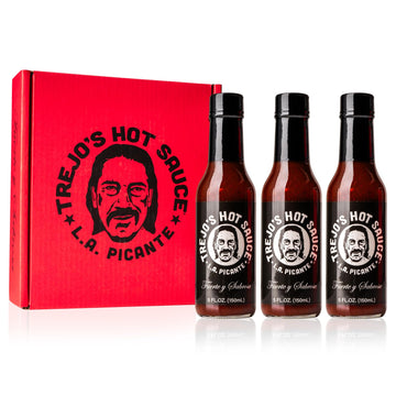 Trejo's Tacos All-Natural Hot Sauce - Medium Heat Blend of Peppers - Zero Calories - Non-GMO - Danny Trejos Famous Hot Sauce fro