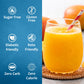 Syruvia Sugar Free Mango Syrup With Syrup Pump Dispenser - Mango Syrup Flavor, 25.4 Fl Oz - Perfect For Cocktails, Ice Tea, Dess