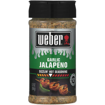 Weber Garlic Jalapeno Seasoning, 5.75 Ounce Shaker