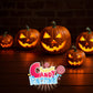 Halloween Assorted Pumpkin Bucket (44 Count) Filled with Candies  Snacks  Cookies and more   for Family  Friends  Kids  Boys and Girls