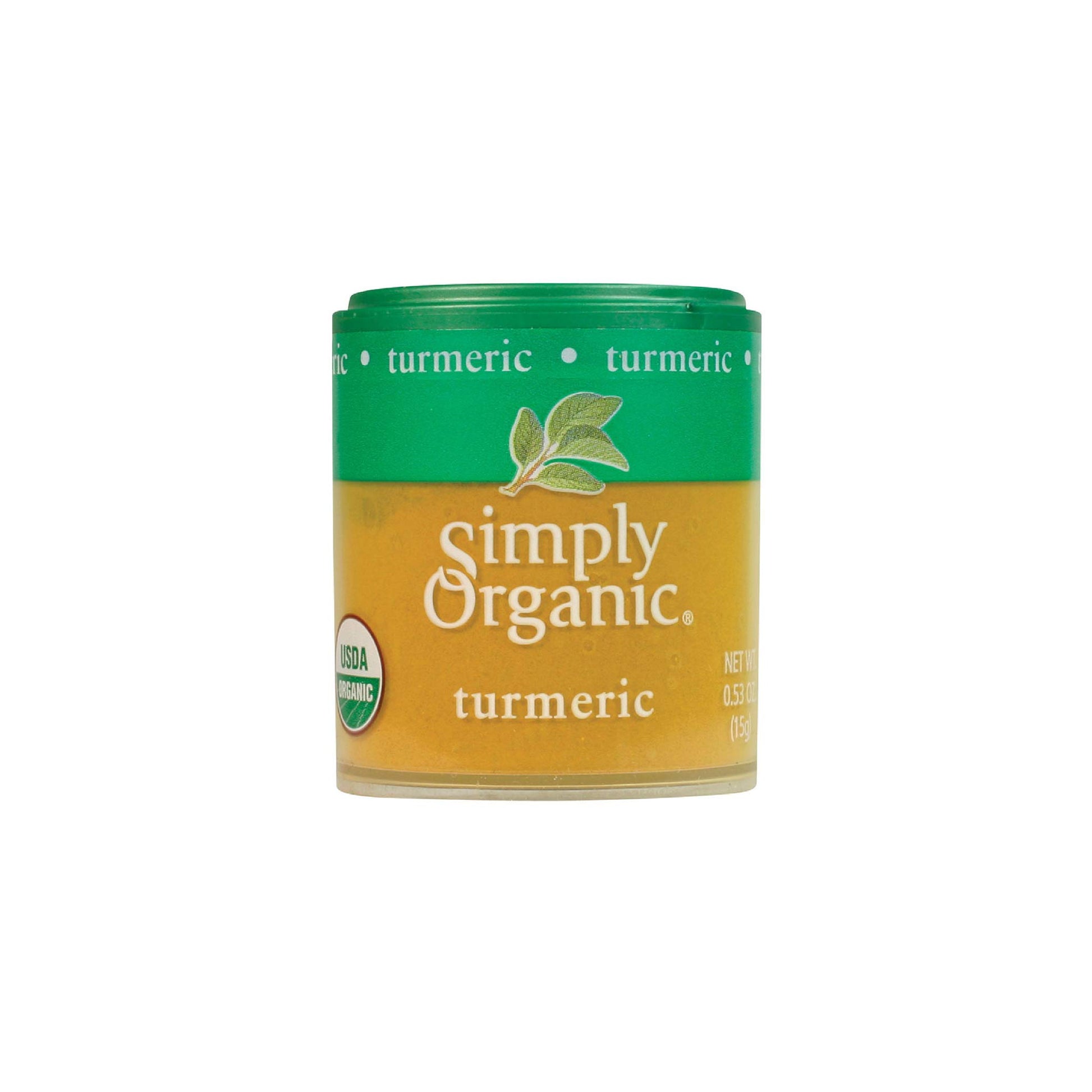 Simply Organic Ground Turmeric Root, Certified Organic | 0.53 Oz | Pack Of 6