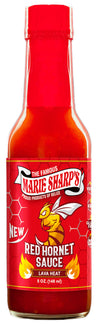 Marie Sharps Red Hornet Hot Sauce  5 Oz | Extra Hot Habanero & Trinidad Scorpion Pepper Blend | All Natural Belizean Sauce