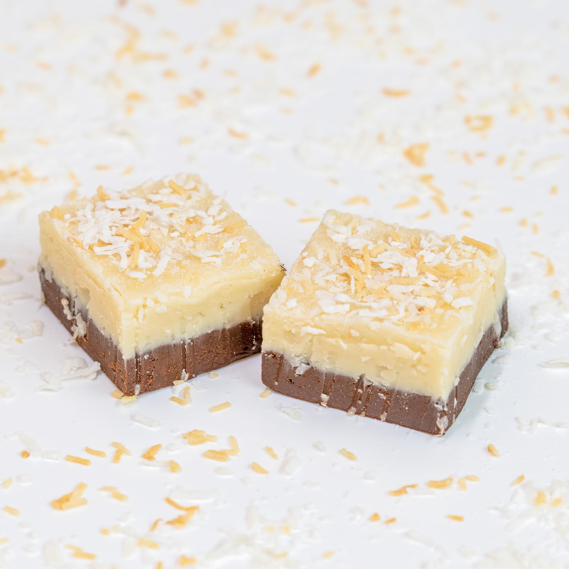 Valley Fudge Coconut Cream Artisan Fudge, Gourmet Candy, Half Pound Package