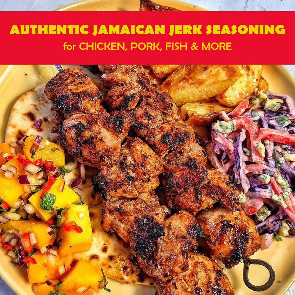 Eaton'S Authentic Jamaican Jerk Seasoning - Easy To Use, Spicy, And Flavorful Caribbean Jerk Seasoning, Perfect As Meat Or Bbq R