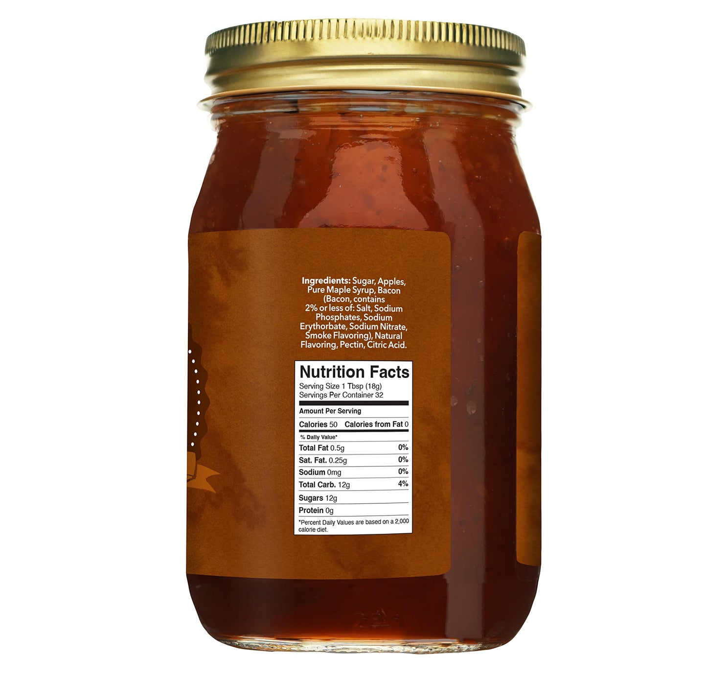 Green Jay Gourmet Maple Bacon Jam - Classic Spread For Burgers, Sandwiches, Toast, Charcuterie - Sweet, Savory Flavoring For Mea