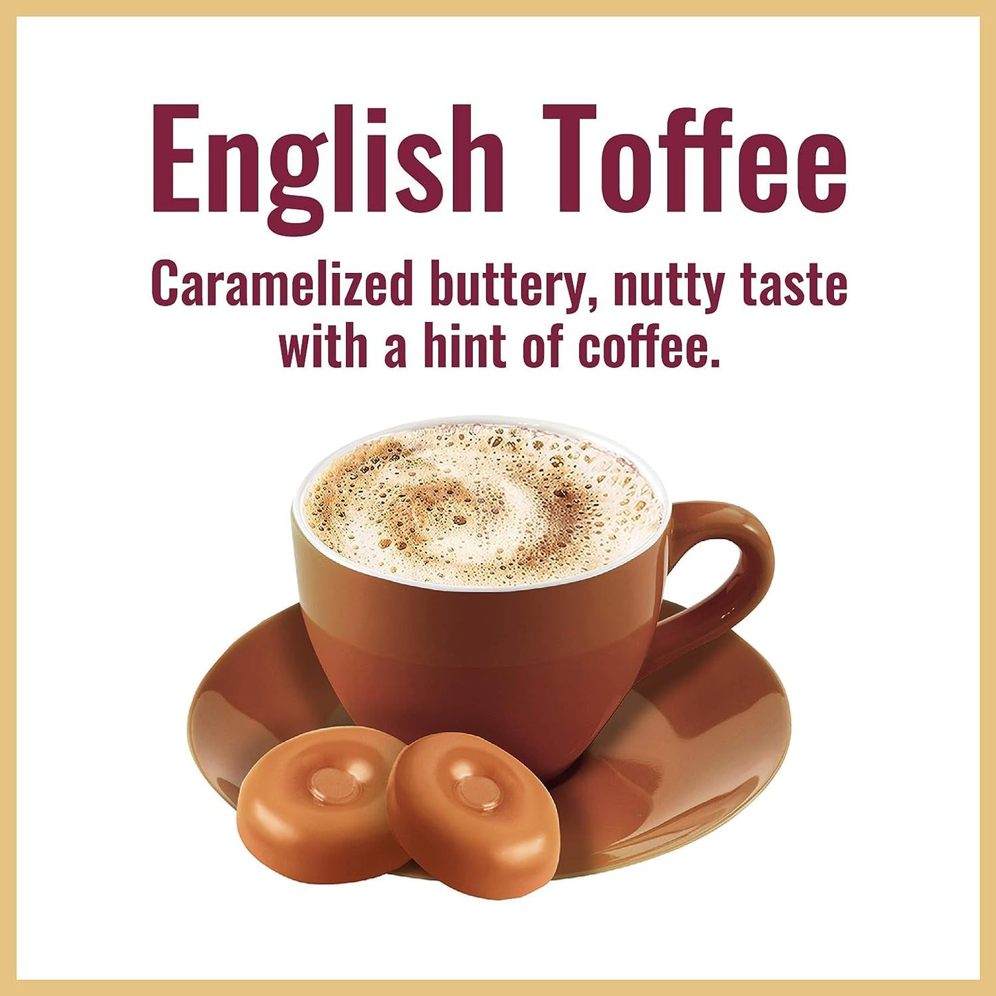 Hills Bros. Flavor Coffee, English Toffee, 16 Ounce Pack of 6
