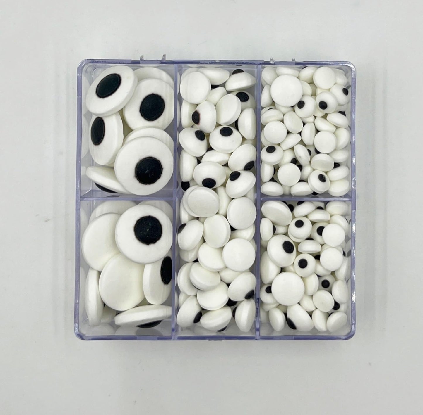 Sentovac Candy Eyes For Decorating | Edible Candy Eyeballs Sprinkles For Halloween | Cake And Cupcake Topper Decorations | 1 Box 2.82Oz Big Small Mini (1.8Cm 1Cm 7Mm) Edible Eyes