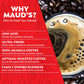 MAUDS Double Caffeine Coffee Pods, Dark Roast, 100% Arabica, 18 Count, Compatible with Keurig K Cups