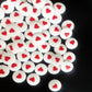 Hearts Candy Eyeballs Eye Ball Sweets Cake Cupcake Toppers Cookie Dessert Sprinkles Decorations Birthday Party Supplies 3.4Oz