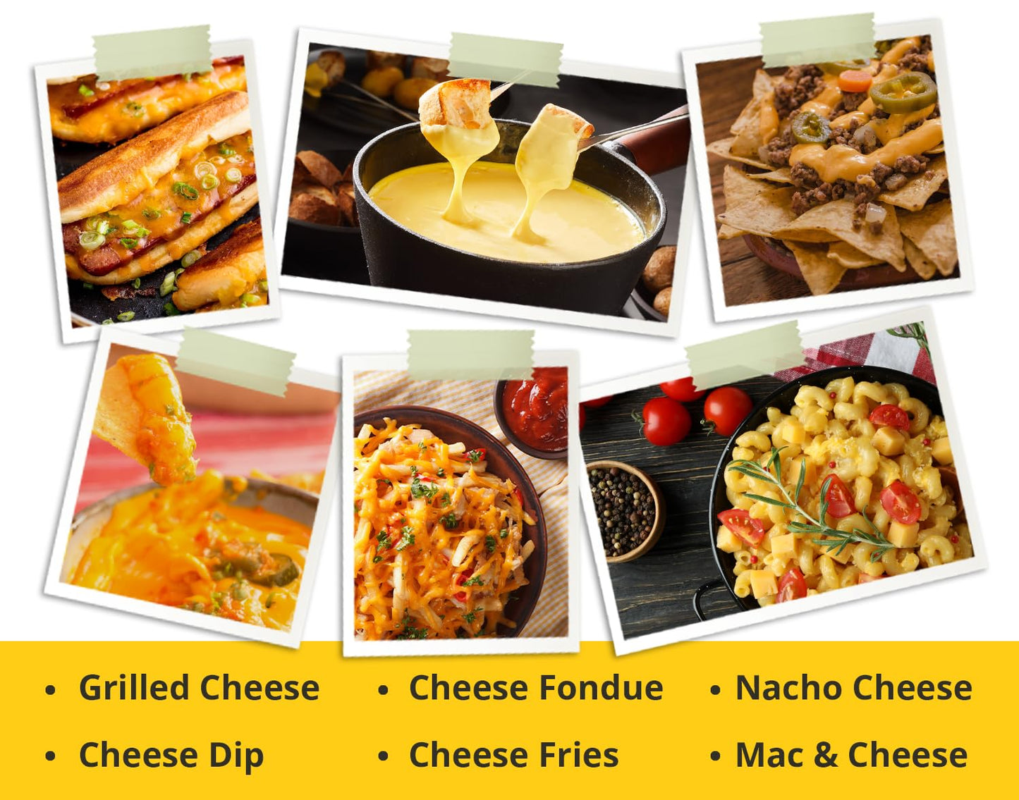 LIVING JIN Vegan Cheddar Cheese Powder, Low-Calorie, Dairy-Free, 6oz