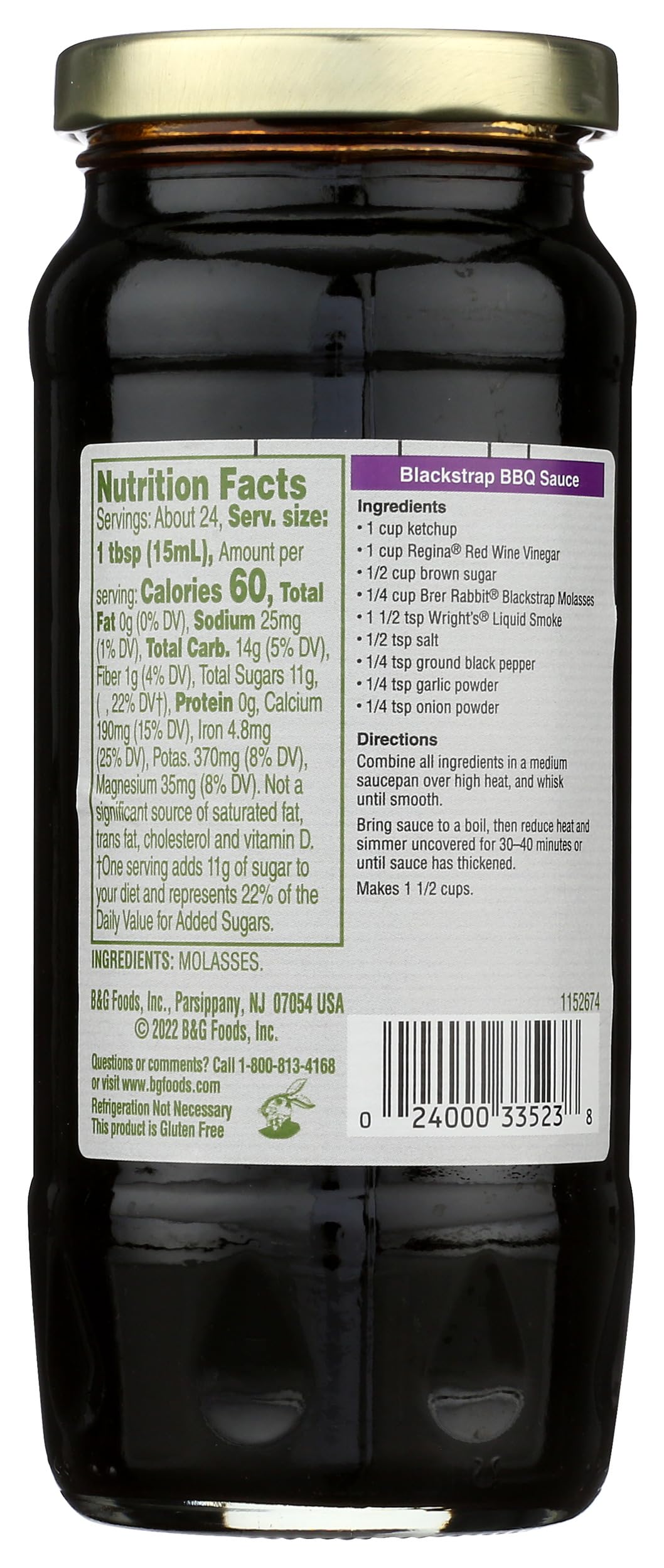 Brer Rabbit Molasses Blackstrap