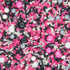 Black Pink Sprinkles For Cake Decorating, Baking - Fancy Minnie Mouse Sprinkles For Cupcake Decorating - Edible Minnie Mouse Cak