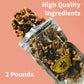 Brain Booster Nut Seed And Fruit Mix - Walnuts, Almonds, Peanuts And A Touch Of Sweetness From Dried Cranberries, Blueberries, And Chocolate. (1.75 Pound Bag)