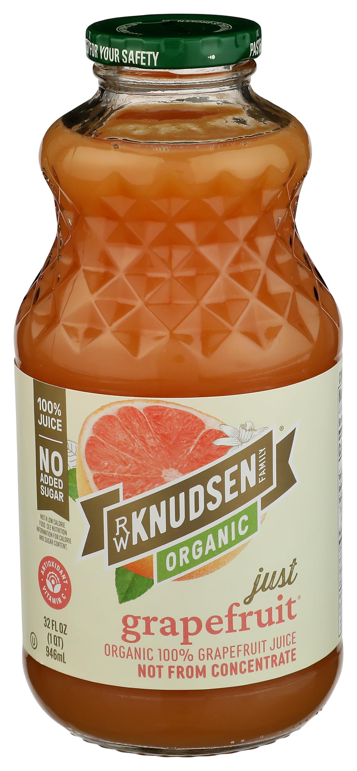 RW KNUDSEN Organic Grapefruit Juice, 32 FZ