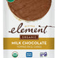 ELEMENT, Rice Cake, Og2, Milk Choc, Pack of 6, Size 3.5 OZ, (Low Carb Gluten Free Kosher Low Sodium Vegan Wheat Free Yeast Free 95%+ Organic)