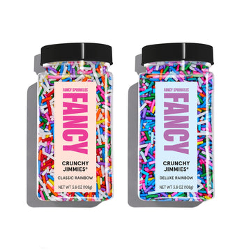 Fancy Sprinkles Sundae Best Sprinkle Set, Real Sugar, For Ice Cream, Cookies, Cakes, Cupcakes, Dessert Decorating, One Classic &