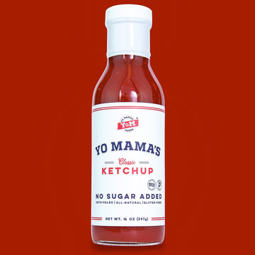 Yo Mama'S Foods Keto Classic Ketchup - Pack Of (4) - No Sugar Added, Low Carb, Vegan, Gluten Free, Paleo Friendly, And Made With