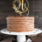 Kiskistonite Initials H Cake Topper, Monogram Cake Topper H, Rustic Wedding Cake Topper, Wreath Letter H Cake Topper, Mirror Gol