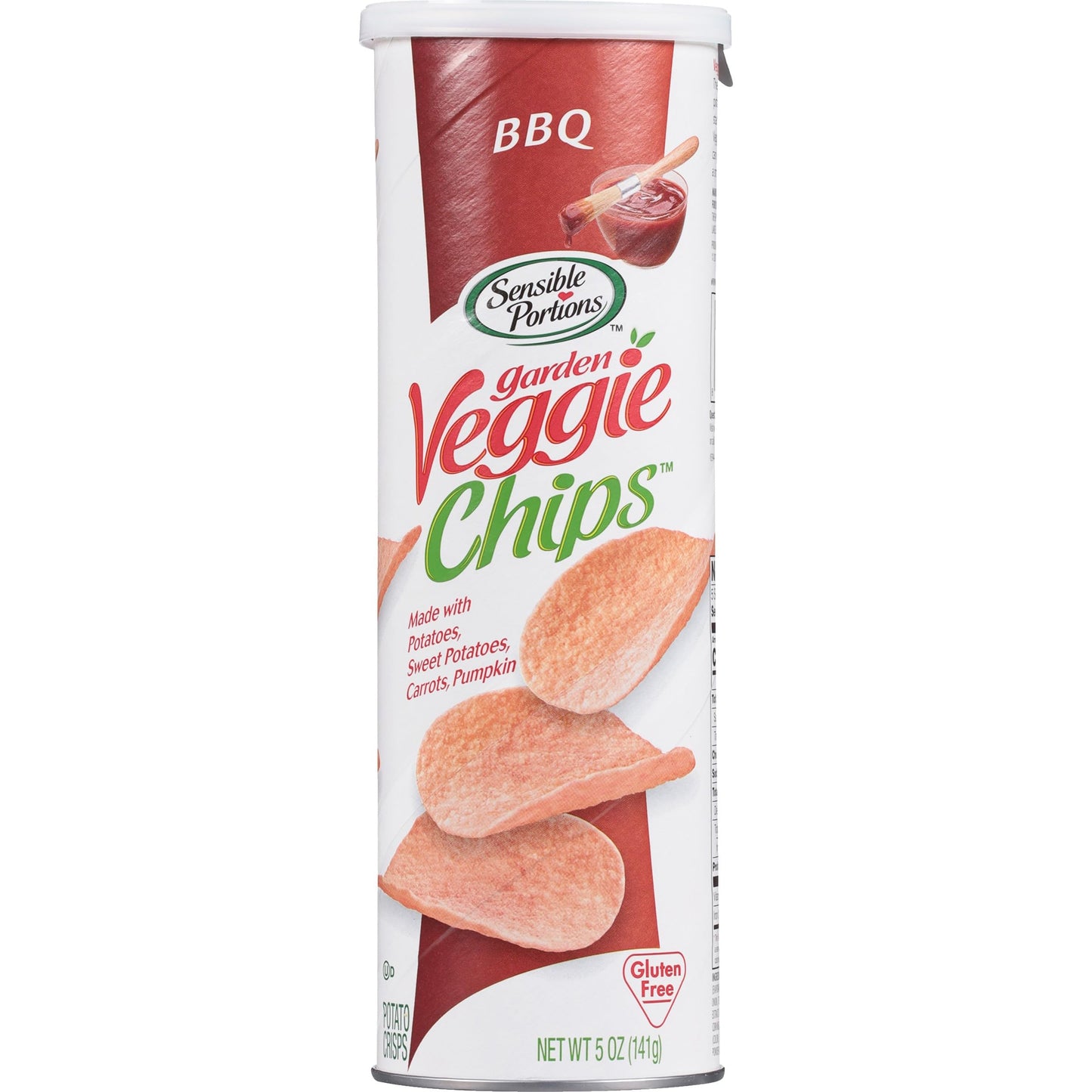 Sensible Portions Stacked Garden Veggie Chips, Bbq, 5 Oz