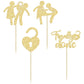Gyufise 24 Pack Gold Glitter Divorce Cupcake Toppers Boy Bye Finally Done Cupcake Picks Decorations For Divorce Break Up Party Decoration Freedom Party Supplies