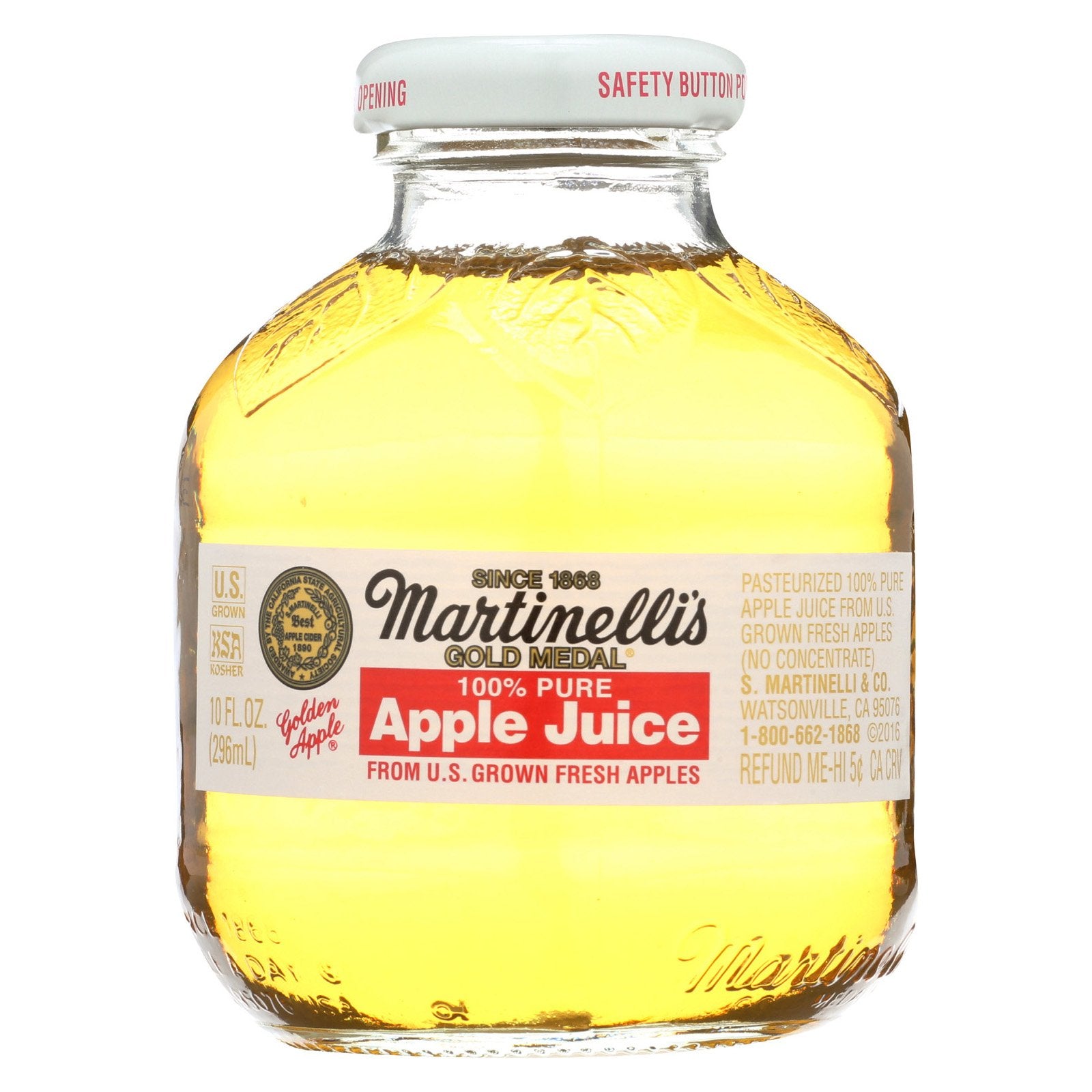 Martinelli, Juice Apple, 10 FO (Pack of 24)