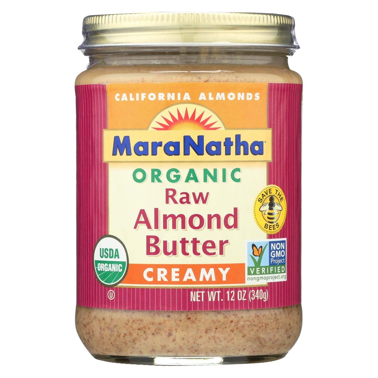 Maranatha Nut Bttr Almnd Raw Org